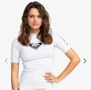 Roxy Whole Hearted short sleeve UPF 50 rash guard